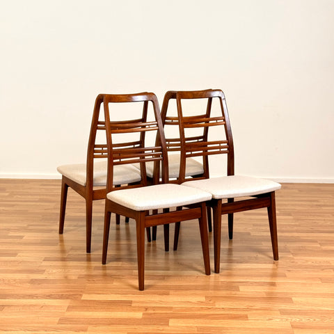 Set of 4 dining chairs by Svante Skogh for Rosetto series Abrahamssons Möbelfabrik AB
