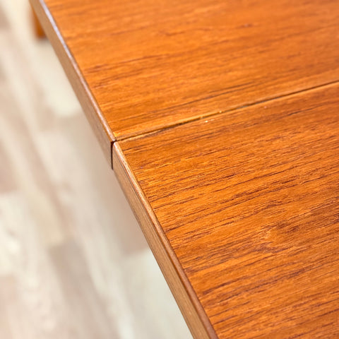 Swedish oval dining table in teak