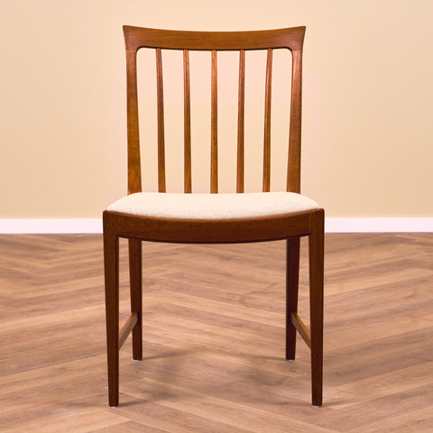 Swedish dining chairs in teak by B.Fridhagen for Bodafors