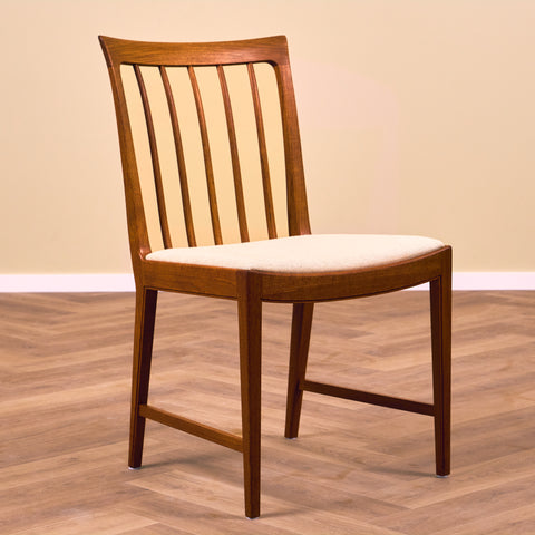 Swedish dining chairs in teak by B.Fridhagen for Bodafors