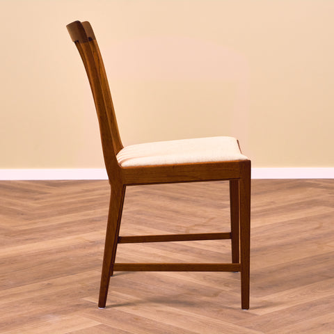 Swedish dining chairs in teak by B.Fridhagen for Bodafors