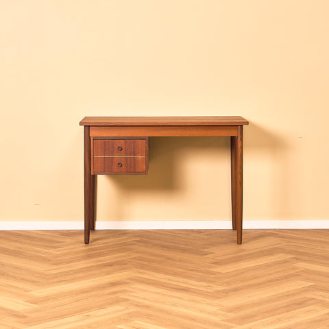 Danish writing desk in teak and walnut