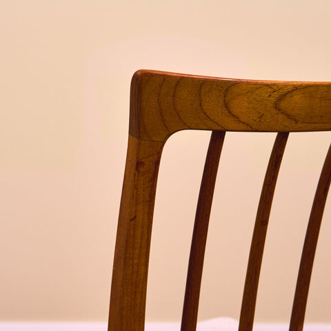 Swedish dining chairs in teak by B.Fridhagen for Bodafors