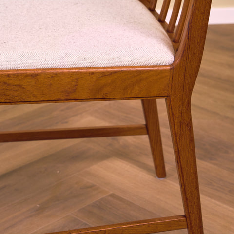 Swedish dining chairs in teak by B.Fridhagen for Bodafors