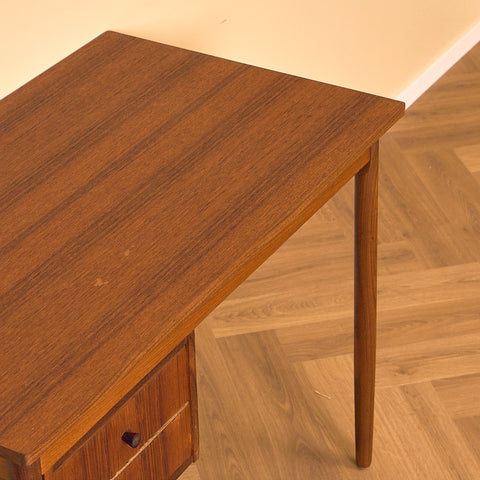 Danish writing desk in teak and walnut