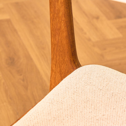 Danish dining chairs in teak by Erik Buch for Findahls Møbelfabrik