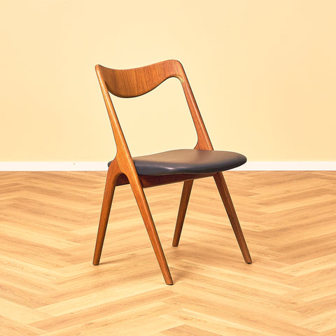 Swedish dining chairs in teak by Albin Johansson & Söner, Hyssna