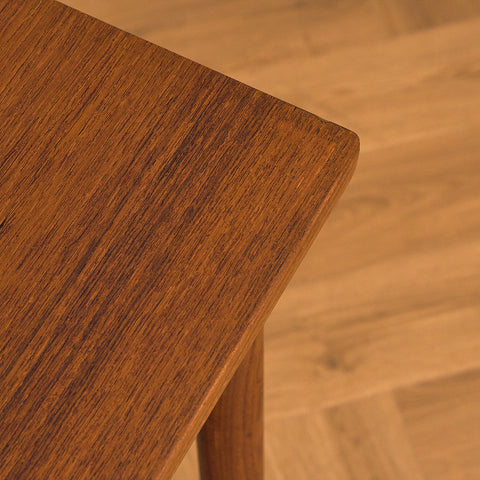 Danish writing desk in teak and walnut