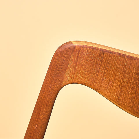 Swedish dining chairs in teak by Albin Johansson & Söner, Hyssna