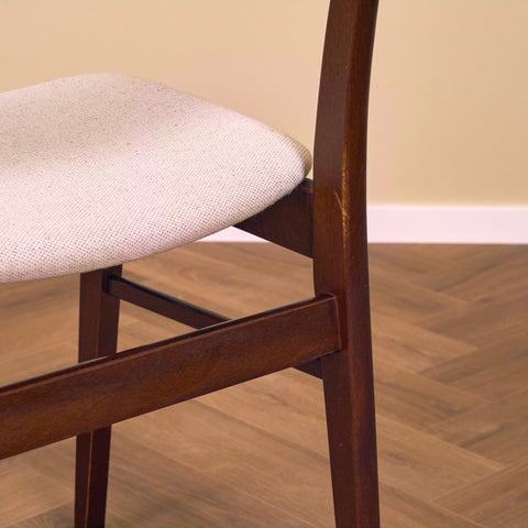 Danish dining chairs in teak by Findahl