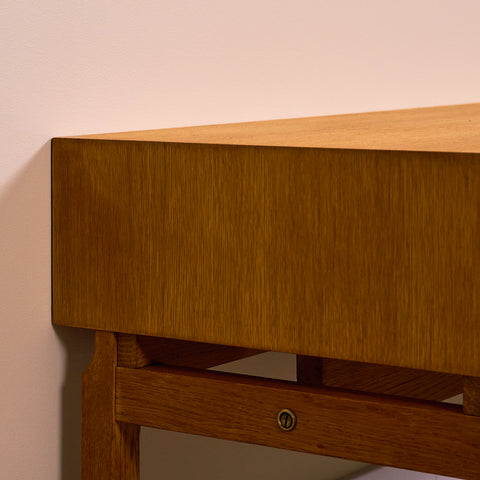 Swedish sideboard / TV-bench in oak by Marian Grabinski for IKEA, model 'MTP'