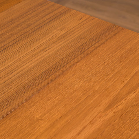 Swedish dining table in teak & beech