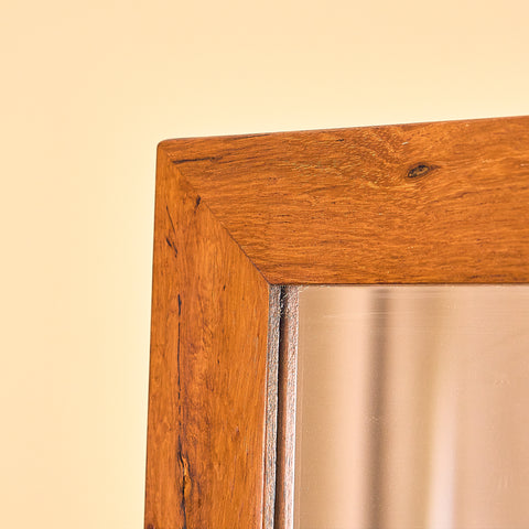 Mid-century mirror in teak