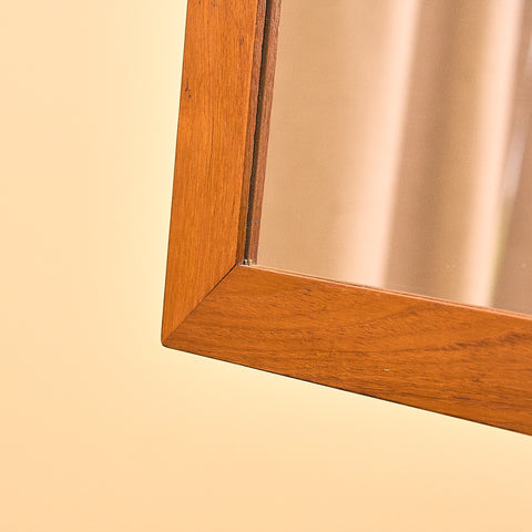 Mid-century mirror in teak