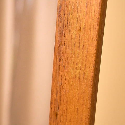 Mid-century mirror in teak