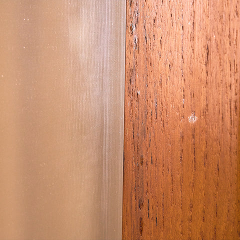 Mid-century mirror in teak