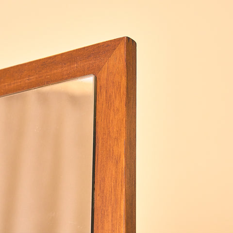 Swedish mirror in teak by AB Glass & Trä