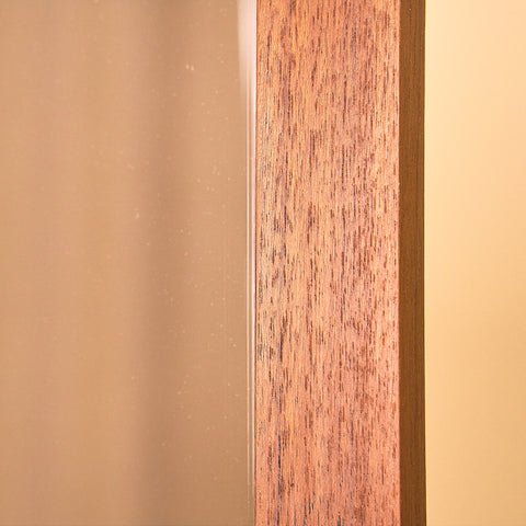 Mid-century mirror in teak by AB Nybrofabriken