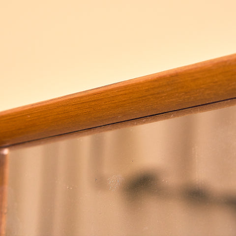 Mid-century mirror in teak