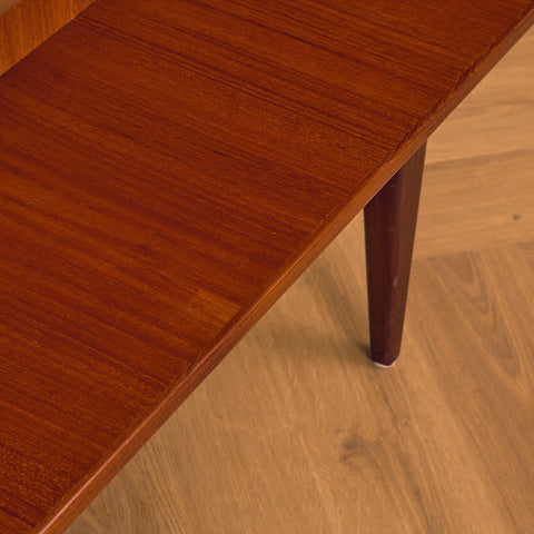 Swedish writing desk in teak by Lelångs Möbelfabrik, Bengtsfors
