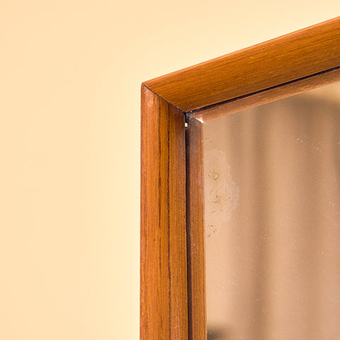 Mid-century mirror in teak