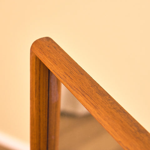 Mid-century mirror in teak