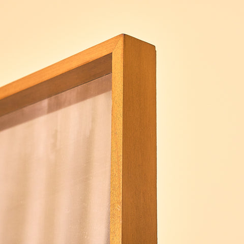 Mid-century mirror in beech