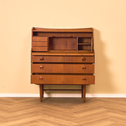 Danish secretary in teak by Amager Bolighus