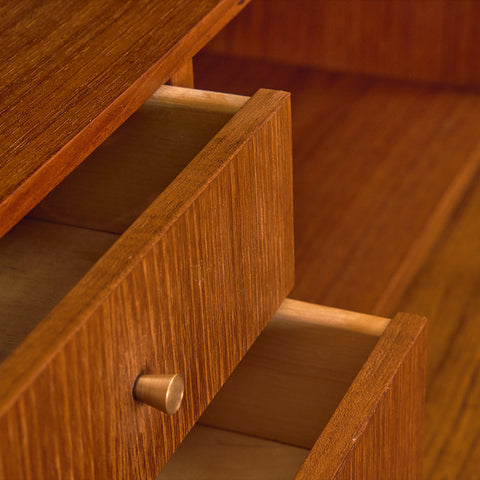 Danish secretary in teak by Amager Bolighus