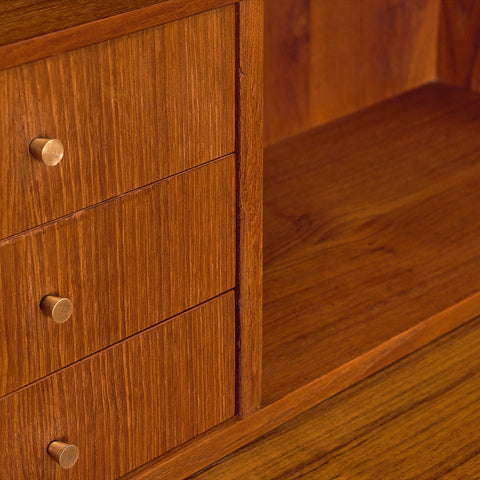 Danish secretary in teak by Amager Bolighus