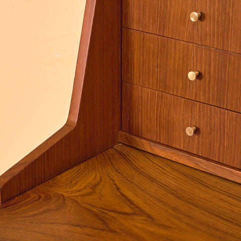 Danish secretary in teak by Amager Bolighus