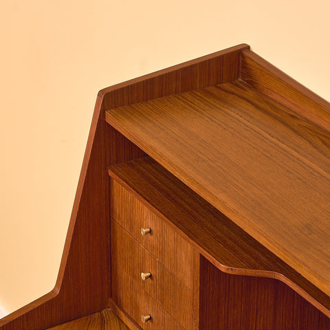 Danish secretary in teak by Amager Bolighus