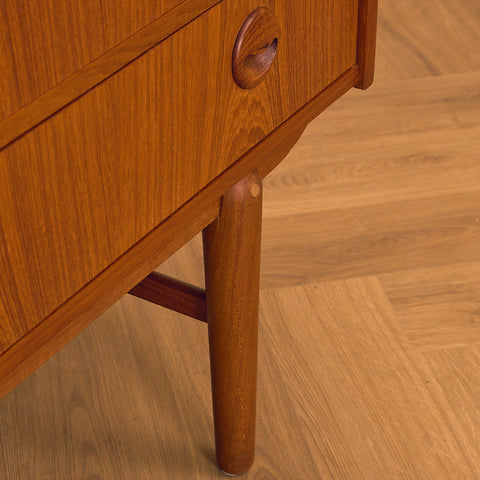 Danish secretary in teak by Amager Bolighus