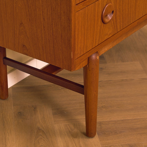 Danish secretary in teak by Amager Bolighus