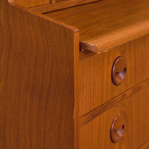 Danish secretary in teak by Amager Bolighus