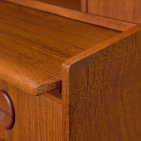 Danish secretary in teak by Amager Bolighus