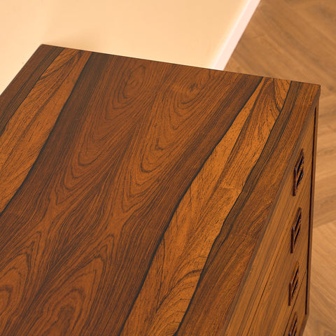 Danish chest of drawers in Santos rosewood