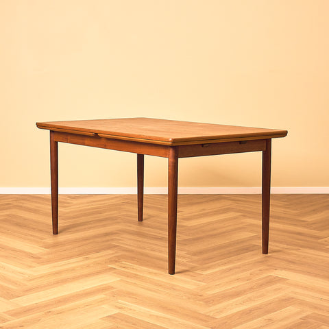 Danish dining table in teak by Sorø Stolefabrik