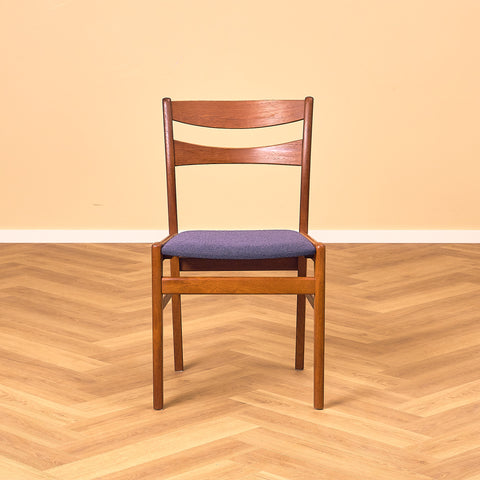 Swedish dining chair in teak