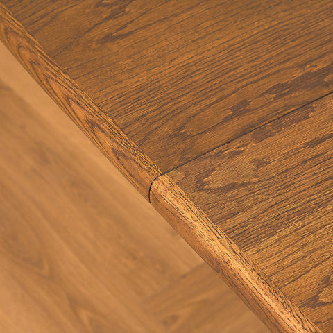 Danish oval dining table in smoked oak by Skovby