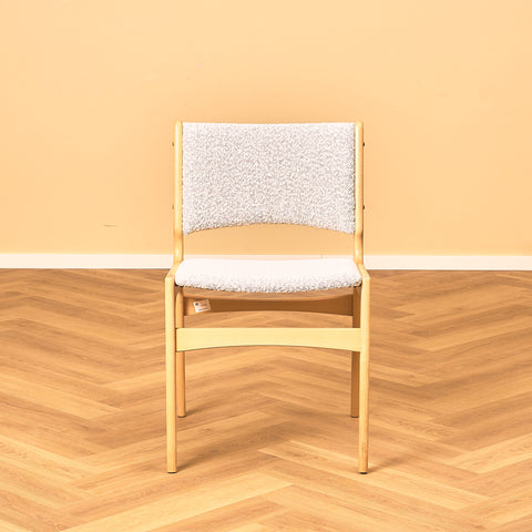 Danish dining chairs in beech by Erik Buch for Anderstrup Møbelfabrik, model 89