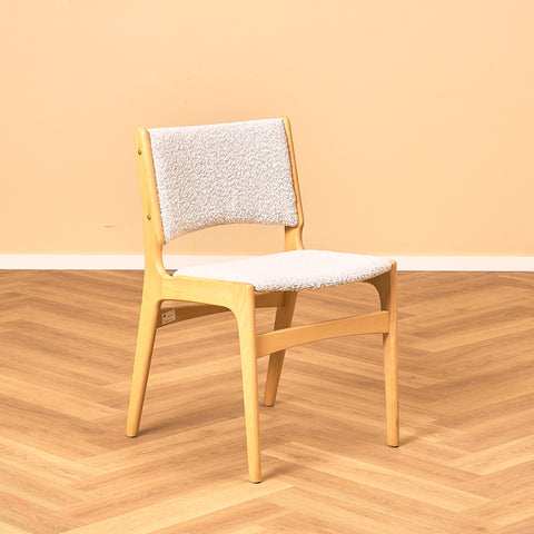 Danish dining chairs in beech by Erik Buch for Anderstrup Møbelfabrik, model 89