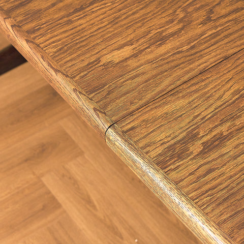 Danish oval dining table in smoked oak by Skovby