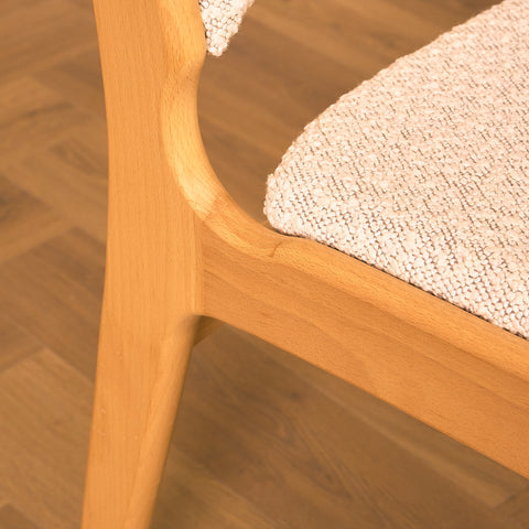 Danish dining chairs in beech by Erik Buch for Anderstrup Møbelfabrik, model 89