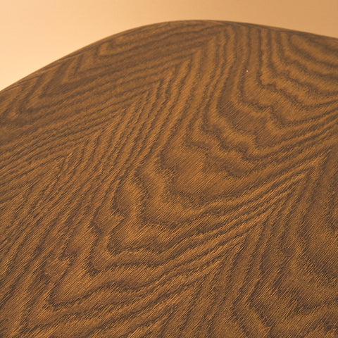 Danish oval dining table in smoked oak by Skovby