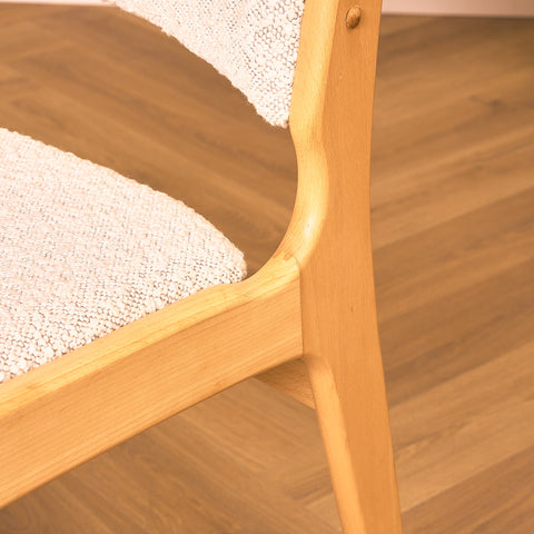 Danish dining chairs in beech by Erik Buch for Anderstrup Møbelfabrik, model 89