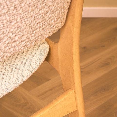 Danish dining chairs in beech by Erik Buch for Anderstrup Møbelfabrik, model 89