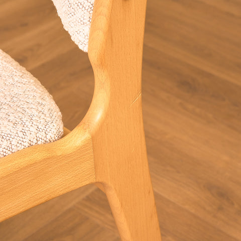Danish dining chairs in beech by Erik Buch for Anderstrup Møbelfabrik, model 89