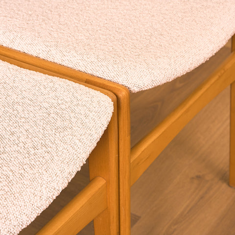 Danish set of 4 dining chairs by Erik Buch for Nova Stolefabrik