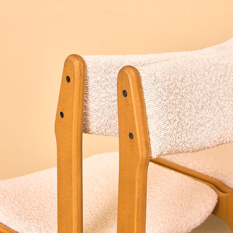 Danish set of 4 dining chairs by Erik Buch for Nova Stolefabrik